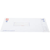 Pack of 25 large County polythene mail bags measuring 32x44cm for packaging and shipping purposes.