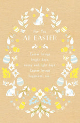 Easter Brings Bright Days Foiled Easter Greeting Card Easter Greetings Cards 656716