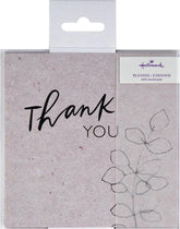 Hallmark Thank You Cards - Pack of 10 in 2 Classic Designs, Grey & Brown,25566740