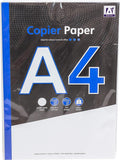 A4 copier and printer paper by DG, 80gsm bright white, 100 sheets, ideal for printing and copying at home or office.