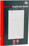 A5 1-80 inch invoice duplicate book by DG, featuring multiple duplicate pages for easy record keeping.
