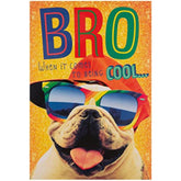 Bro Birthday Card 'Cool'