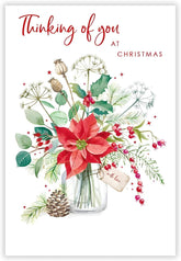 (TOY) POINSETTIA VASE