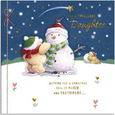 Christmas Card for Daughter – Open Verse Festive Design