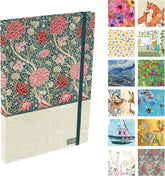 GSC A5 Notebook featuring William Morris Cray design, with a colorful floral cover, perfect for journaling or note-taking.