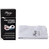 Hagerty Fine Stones Bl Cloth cleaner for jewelry, soft cleaning cloth with Hagerty branding for gentle jewelry polishing and care.