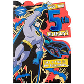 Hallmark DC Comics Batman Batmobile birthday card featuring Batman and the Batmobile from the DC superhero series.