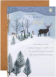 Hallmark Christmas greeting card for dad with festive seasonal design and heartfelt holiday wishes, perfect for holiday celebrations.