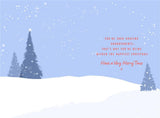 Hallmark Christmas greeting card featuring festive seasonal design and heartfelt wishes for Granny and Grandad.