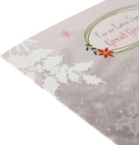 Hallmark Great Grandson Christmas greeting card featuring a cute festive design with heartfelt holiday wishes.