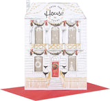 Hallmark House to House Happiest Times Christmas Greeting Card with festive holiday design and cheerful message inside