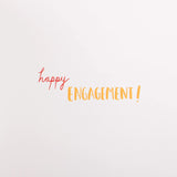 Hallmark engagement greeting card titled "Meant to Bee" featuring cute bee illustrations and romantic message on the front.