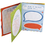 Hallmark Father's Day Card for Dad featuring a contemporary keepsake activity design with colorful illustrations and heartfelt message.