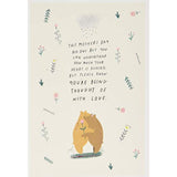 Hallmark State of Kind Design Father's Day Card with colorful floral and heartfelt message, suitable for celebrating dads.
