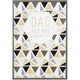 Hallmark Father's Day card featuring "You Are Fantastic" message, medium-sized greeting card for dads, licensed design.