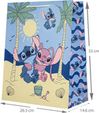 Large Hallmark Disney Lilo & Stitch gift bag featuring colorful character design, ideal for gift packaging and special occasions.