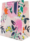 Hallmark gift packaging with floral design, perfect for special occasions, featuring colorful flower patterns on high-quality paper.