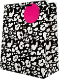 Hallmark large leopard print gift bag, multi-occasion gift packaging with bold animal print design on paper bag.