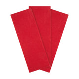 Hallmark plain red tissue paper for gift wrapping, shown in a crumpled state with soft, lightweight texture.