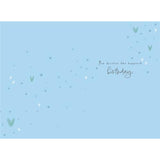 Hallmark birthday greeting card for Dad with "Love You, Dad" message, featuring a heartfelt design and cheerful colors.