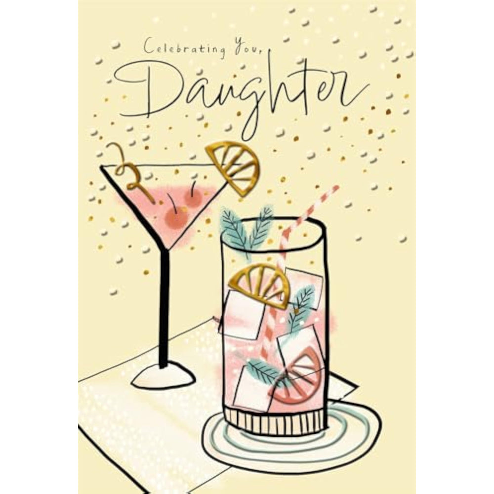 Hallmark Daughter birthday greeting card with celebratory design and heartfelt message for a special daughter.