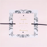 Hallmark anniversary greeting card for daughter and son-in-law with contemporary text-based design and heartfelt message.
