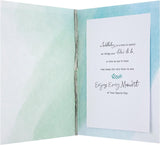 Hallmark birthday greeting card with classic text design and heartfelt verse, perfect for celebrating special occasions.