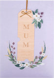 Hallmark classic floral Mother's Day greeting card with elegant, timeless design and colorful floral artwork on the front.