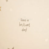Hallmark classic gold and silver text birthday greeting card featuring elegant design and heartfelt message.