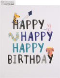 Hallmark greeting card featuring a cute animal illustration design, perfect for birthday celebrations.