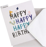 Hallmark greeting card featuring a cute animal illustration design, perfect for birthdays and special occasions.