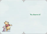 Hallmark Winnie the Pooh birthday greeting card for Grandad featuring cheerful illustration and "Happy Birthday" message.