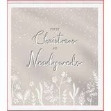 Hallmark First Christmas as Newlyweds greeting card with festive holiday design and heartfelt message for newly married couples.