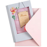 Hallmark for Mum wooden keepsake Mother’s Day card with heartfelt message and decorative design, perfect for gifting.