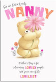 Hallmark Forever Friends Extra Lovely Nanny Mother’s Day greeting card with charming floral design and heartfelt message.