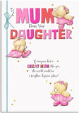 Hallmark Forever Friends Mum Mother’s Day greeting card from daughter with sweet, loving design and floral accents.