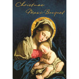 Hallmark religious Christmas greeting card featuring Mary and Jesus with festive holiday design and heartfelt message.