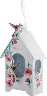 Hallmark Modern 3D Birdhouse Mother’s Day Card with a stylish pop-up design and intricate details, perfect for celebrating moms.
