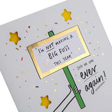 Hallmark More Than a Feeling greeting card with funny illustrated design for birthdays, featuring colorful artwork and cheerful message.