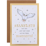 Hallmark unisex open 50 greeting card with colorful floral design and heartfelt message inside.