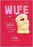 Open Hallmark Wife greeting card featuring heartfelt message, perfect for expressing love and appreciation.
