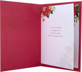 Open Hallmark Wife greeting card featuring heartfelt message, designed for special occasions to celebrate your wife.