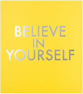 Hallmark Good Luck Exam Card with "Believe in Yourself" message, medium size, encouraging greeting card for exams and success.