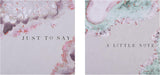 Hallmark 'Just to Say' greeting card multipack with 20 cards featuring 4 colorful geode design patterns.