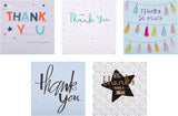 Set of 10 Hallmark contemporary thank you greeting cards in a multipack, featuring modern designs for expressing gratitude.