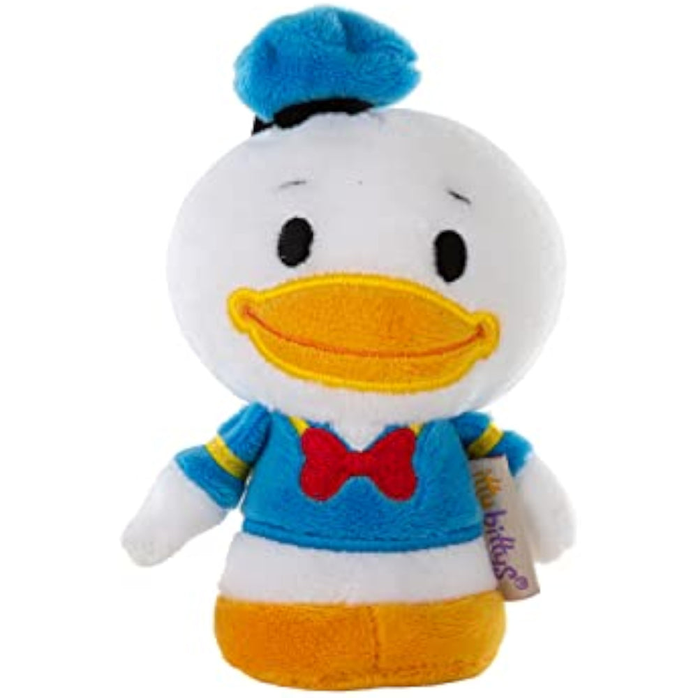 Hallmark Disney Donald Duck Itty Bitty Soft Toy, small plush Disney character with bright colors and soft fabric.