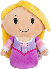 Hallmark Disney Princess Rapunzel Itty Bitty soft plush toy featuring Rapunzel with long blonde hair and purple dress.