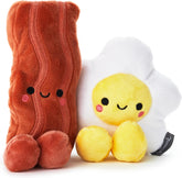 Hallmark Better Together bacon and egg soft toy pair, cute plush toys representing breakfast duo, perfect for cuddling or gifts.