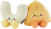 Hallmark Better Together Mac and Cheese Pair soft toy set featuring two plush cheese and pasta characters.
