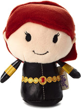 Hallmark Marvel Black Widow Itty Bitty soft plush toy featuring Black Widow character from Marvel Comics, small and cuddly.
